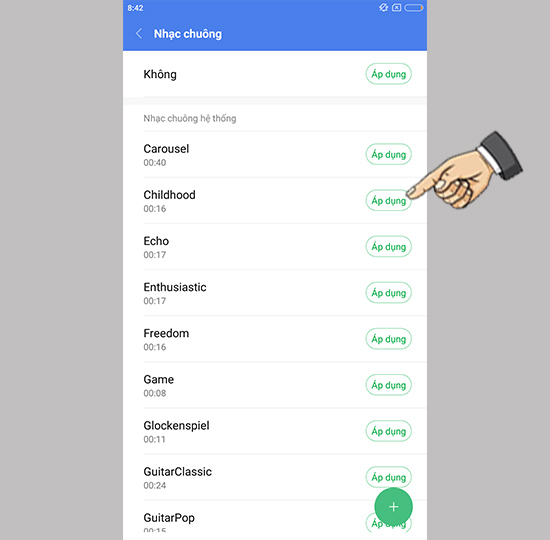 Chọn nhạc chuông